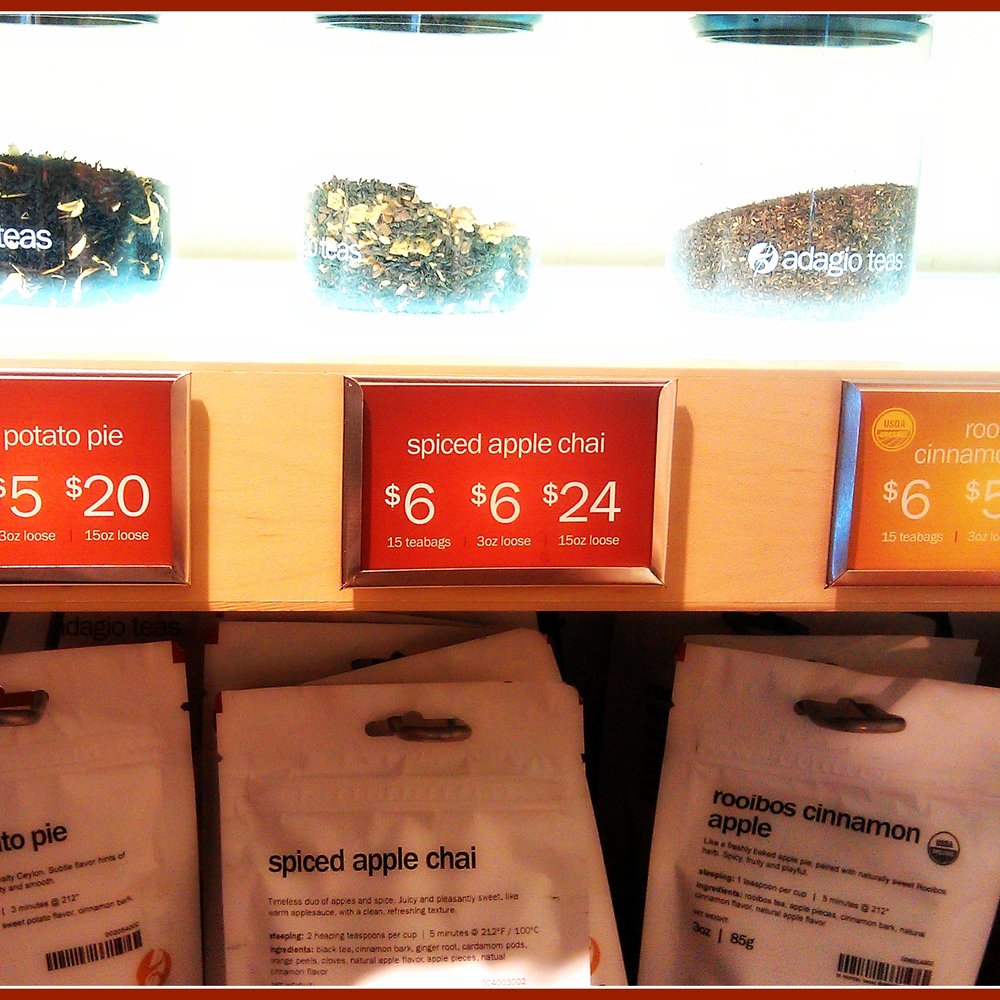 Adagio Teas - seasonal options that I hope never go away.... - Coffee & Tea Near Me - Naperville, Illinois