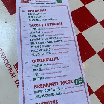 Tacombi - Menu - Tacos Near Me - Forest Hills, New York