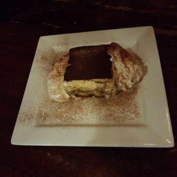 Lo Conte's Restaurant - Tiramisu. They didn't tell us the price. Just told us to pick between chocolate cake and tiramisu. - Italian Near Me - Boston, Massachusetts Lo Conte's Restaurant - Tiramisu. They didn't tell us the price. Just told us to pick between chocolate cake and tiramisu. - Italian Near Me - Boston, Massachusetts
