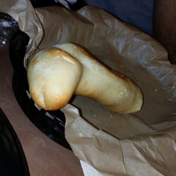 Epic Wings - Odd shaped bread stick. But tasted fine! - Chicken Wings Near Me - El Cajon, California