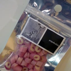 Papabubble Brussels - Joli packaging pour 60g de douceur.