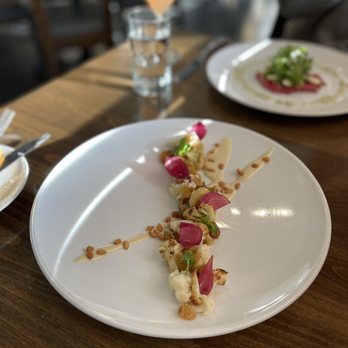 Copine - Cauliflower with pickled red onion and other thing I don't remember but was lovely - French Near Me - Seattle, Washington