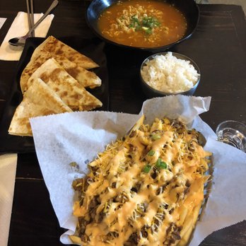 K-Towne 88 - Beef Bulgogi Fries (center) Beef Bulgogi Quesadilla (left) Spicy Ramen (back) - Korean Near Me - Rancho Cucamonga, California K-Towne 88 - Beef Bulgogi Fries (center) Beef Bulgogi Quesadilla (left) Spicy Ramen (back) - Korean Near Me - Rancho Cucamonga, California