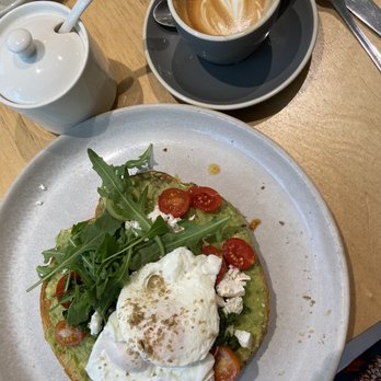 The Walrus - Smashed avocado toast with feta and poached eggs - one of the best I've had! - Cafes Near Me - Sydney, NSW The Walrus - Smashed avocado toast with feta and poached eggs - one of the best I've had! - Cafes Near Me - Sydney, NSW