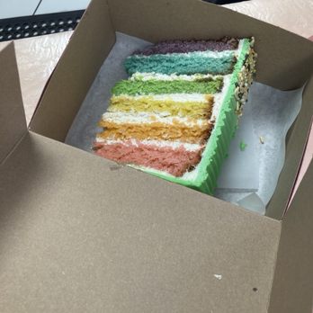Junk Food Bakery - Rainbow cake for St. Patrick's Day - Cafes Near Me - Cocoa Beach, Florida