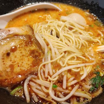Ippudo Cupertino - Karaki spicy after mixing - Ramen Near Me - Cupertino, California Ippudo Cupertino - Karaki spicy after mixing - Ramen Near Me - Cupertino, California