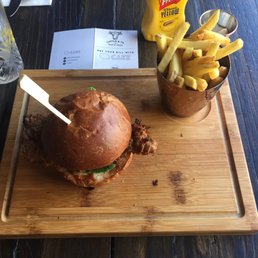 Lunch time chicken burger. Lunch time chicken burger.