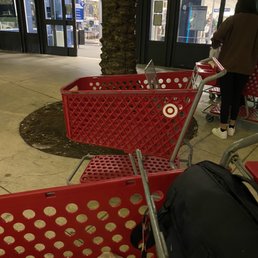 All stopped carts outside by the entrance. You can't even take it to a parking lot to unload your groceries.