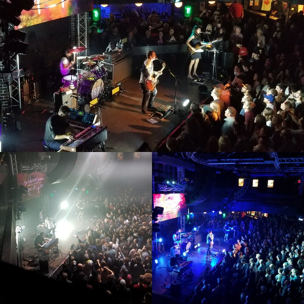 view from the balcony of the show