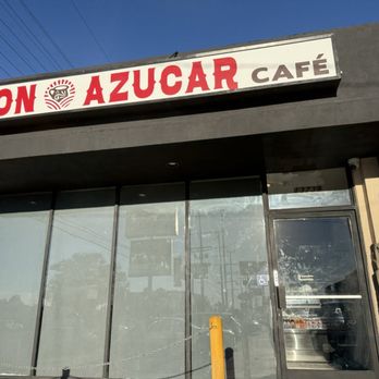 Con Azucar Cafe - Outdoor sign - Coffee & Tea Near Me - Los Angeles, California