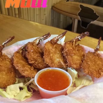 Coconuts Fish Cafe - Coconut Shrimp appetizer. - Seafood Near Me - Kihei, Hawaii Coconuts Fish Cafe - Coconut Shrimp appetizer. - Seafood Near Me - Kihei, Hawaii