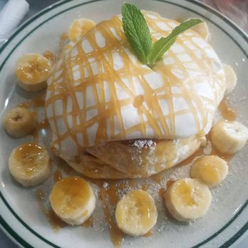 Basilur - banana caramel souffle pancake - Coffee & Tea Near Me - Buena Park, California