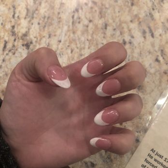 Alamo Nails - Acrylic w/ gel French tips, thank you Anthony! - Nail Salons Near Me - Alamo, California