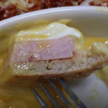 Patsy's Country Kitchen - Check out the thickness of the ham on this eggs benedict! - American Near Me - Temecula, California