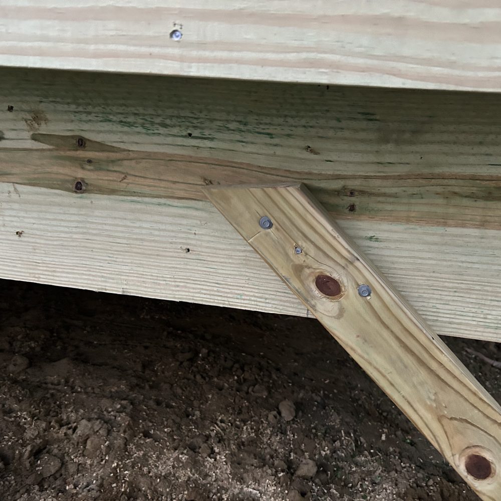 Maryland Decking - Support brackets on the outside, uneven. - Decks & Railing Near Me - Glen Burnie, Maryland Maryland Decking - Support brackets on the outside, uneven. - Decks & Railing Near Me - Glen Burnie, Maryland