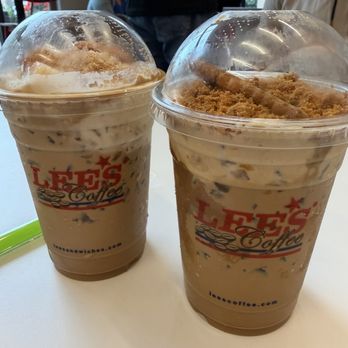 Lee’s Sandwiches - Banana wafer and Biscoff Iced Coffee - Sandwiches Near Me - Santa Clara, California