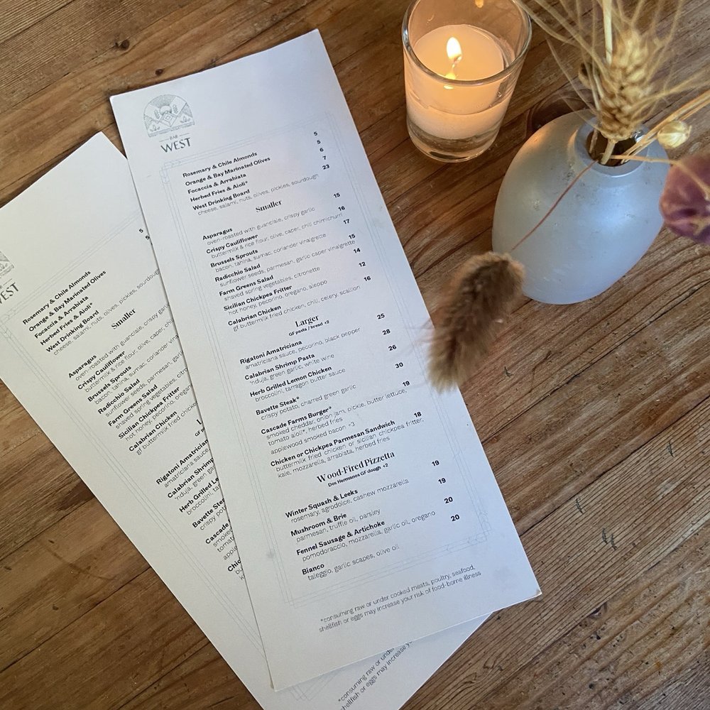 Bar West - Menus - Venues & Event Spaces Near Me - Portland, Oregon Bar West - Menus - Venues & Event Spaces Near Me - Portland, Oregon