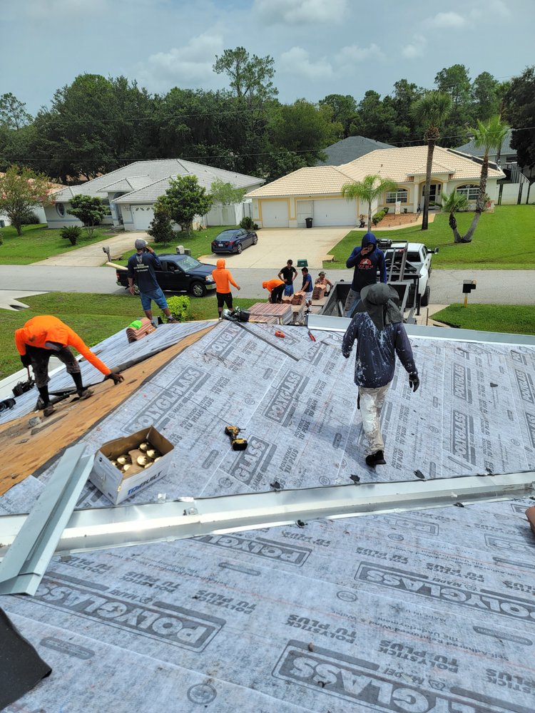 Slide of Roof Replacements & Repairs