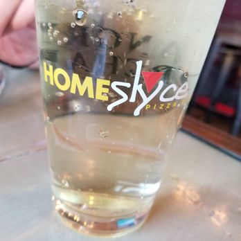 HomeSlyce - Canton - Steak pizza (minus corn, add bell peppers) and Bold Rock cider! Perfect combo - Pizza Near Me - Baltimore, Maryland