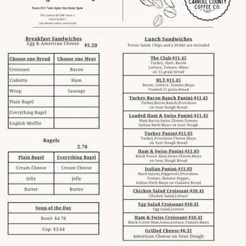 Carroll County Coffee Company - UPDATED MENU 5/20/24 - Coffee & Tea Near Me - Carrollton, Ohio
