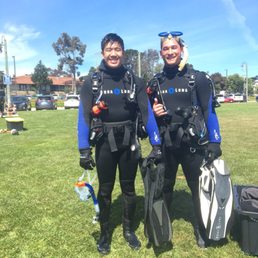 After our certifications dives in Monterey!