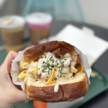 Orange Tokki - Bacon & Cheese Egg Toast - Korean Near Me - Torrance, California