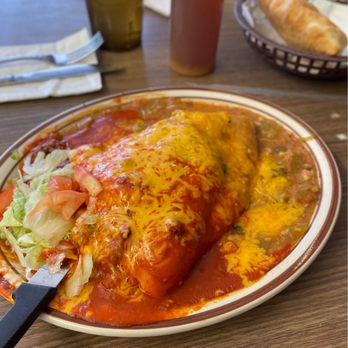 Jerry's Cafe - Stuffed Sopapilla ($13) - so delicious with such a generous portion - New Mexican Cuisine Near Me - Gallup, New Mexico