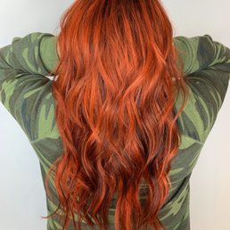 Alexia's work...color, NBR extensions and cut! Alexia's work...color, NBR extensions and cut!