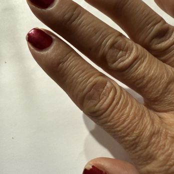 Bubble’s Nails Spa - These are my nails after day two. As you can see the nail polish is coming off from the tips. - Nail Technicians Near Me - Laveen, Arizona