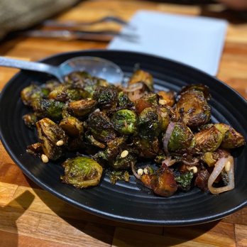 District - Roasted Brussels Sprouts & Delicata Squash - Tapas/Small Plates Near Me - San Jose, California District - Roasted Brussels Sprouts & Delicata Squash - Tapas/Small Plates Near Me - San Jose, California