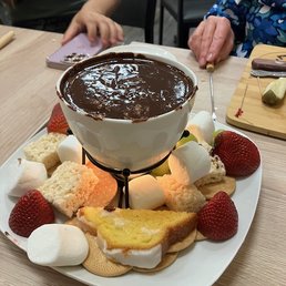 Chocolate fondue