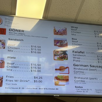 Frankfurter Guys - Menu - German Near Me - Pasadena, California