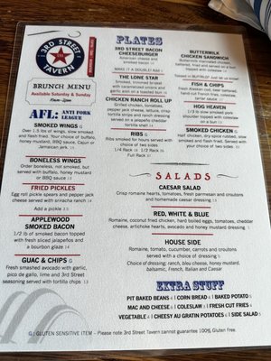 Menu photo 7 3rd Street Tavern Saint Peter, MN