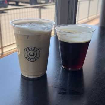 Press Coffee - McCormick - Left - Espresso Honey Cinnamon Right - Nitro Cold Brew - Coffee & Tea Near Me - Scottsdale, Arizona
