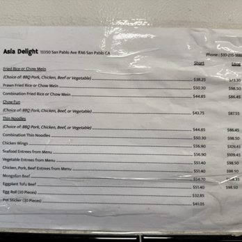 Asia Delight - Catering menu - Asian Fusion Near Me - San Pablo, California Asia Delight - Catering menu - Asian Fusion Near Me - San Pablo, California