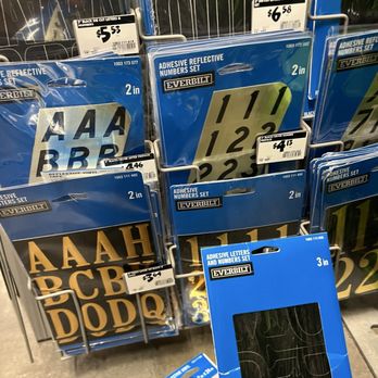 The Home Depot - Stick on Letters and Numbers for mailboxes and the like - Hardware Stores Near Me - Honolulu, Hawaii The Home Depot - Stick on Letters and Numbers for mailboxes and the like - Hardware Stores Near Me - Honolulu, Hawaii