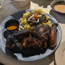 Jerk chicken - come with house salad