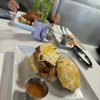 Bru's Wiffle - The Biscuit sandwich! - Breakfast & Brunch Near Me - Santa Monica, California