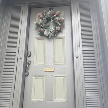 Lizzie Borden Bed & Breakfast Museum - Front door entrance to the Borden House. - Bed & Breakfast Near Me - Fall River, Massachusetts