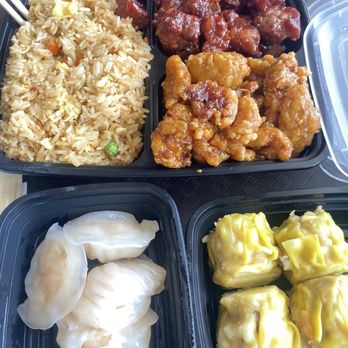 99 Ranch Market - Dim sum Orange chicken  Fried rice  Shrimp dumplings - International Grocery Near Me - Austin, Texas