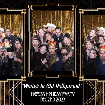 Constellation Photobooth - Holiday Party Committee Group shot. - Photo Booth Rentals Near Me Constellation Photobooth - Holiday Party Committee Group shot. - Photo Booth Rentals Near Me