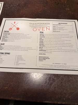 Menu photo 1 Oven and Shaker Portland, OR