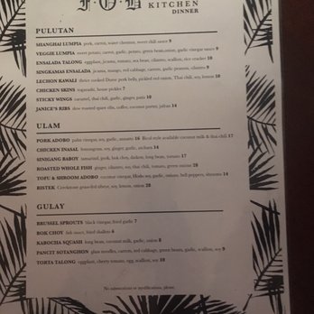 FOB Kitchen - Menu - Filipino Near Me - Oakland, California FOB Kitchen - Menu - Filipino Near Me - Oakland, California