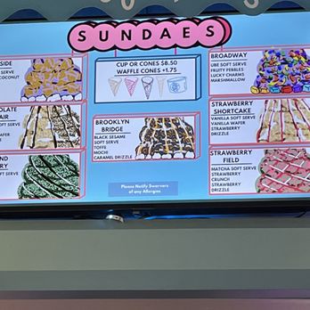 Soft Swerve - Menu - Ice Cream & Frozen Yogurt Near Me - New York, New York Soft Swerve - Menu - Ice Cream & Frozen Yogurt Near Me - New York, New York