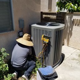 Brand new Lennox..much larger than my 20 year old unit.