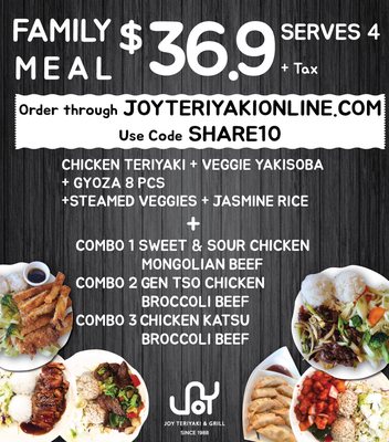 Menu photo 4 Joy Teriyaki University Place, WA Menu photo 4 Joy Teriyaki University Place, WA