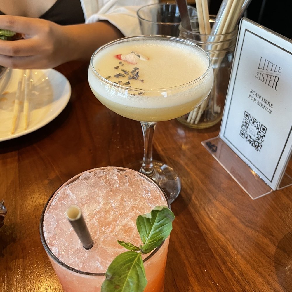 Little Sister - Lavender-Lychee Sour, The Lucky Tiger - Vietnamese Near Me - El Segundo, California