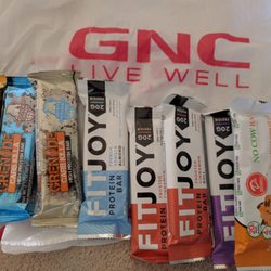 GNC - Stocked up on some protein bars. Great selection.