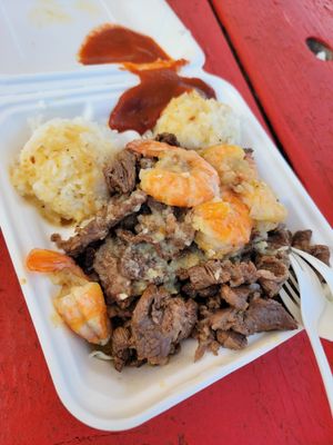 Kahuku shrimp box by null