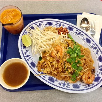 Thai Lovers - Pad Thai, comes with Thai Ice tea & sour soup. Really good!!!! I approved! - Thai Near Me - San Jose, California Thai Lovers - Pad Thai, comes with Thai Ice tea & sour soup. Really good!!!! I approved! - Thai Near Me - San Jose, California